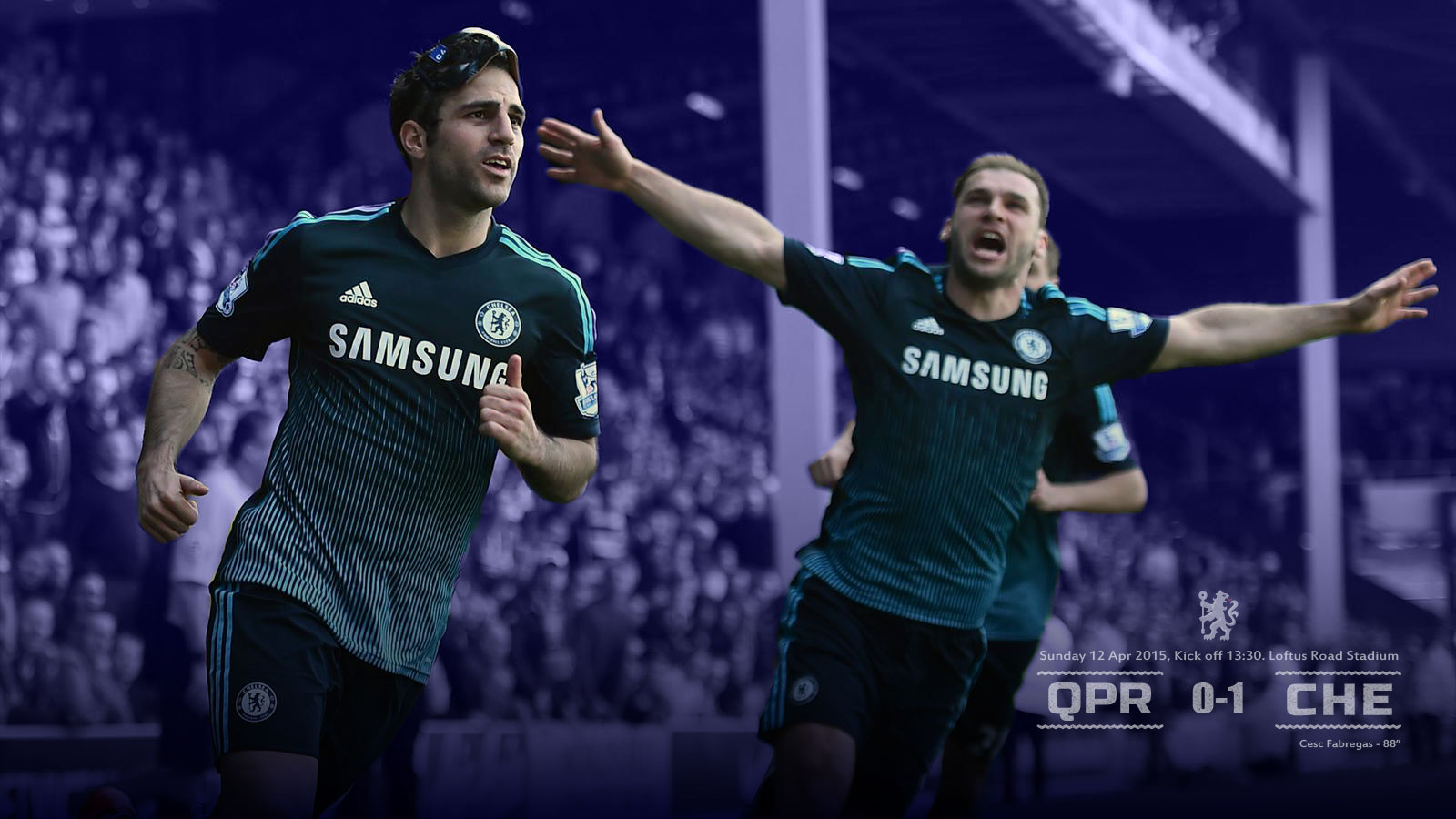 Queens Park Ranger 0-1 Chelsea, BPL 12 Apr 2015