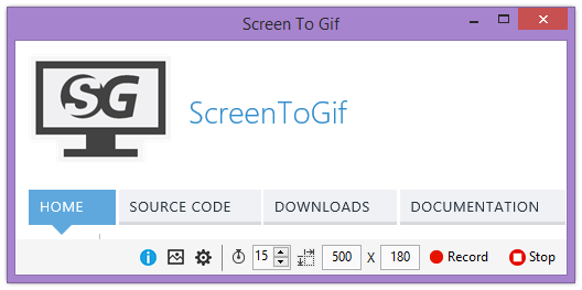 Membuat animasi gif screenshot layar